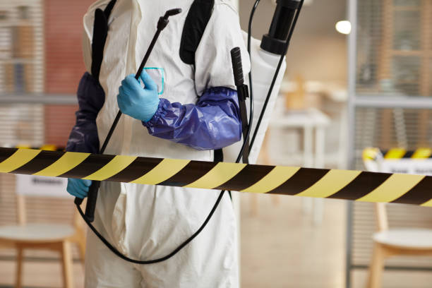 Professional Biohazard Cleanup technician working in Makaweli, HI